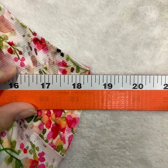 Alexia Admor Monica Floral Print Belted Maxi Dress Women Size Large - Picture 7 of 10